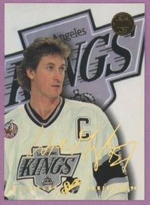 1993 93-94 LEAF STUDIO SIGNATURE SERIES KINGS WAYNE GRETZKY #4 - Foto 1 di 2