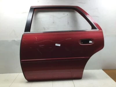 Cadillac Deville 2002 puerta trasera izquierda lado del conductor carcasa roja metálica OEM+ Foto 1 de 4