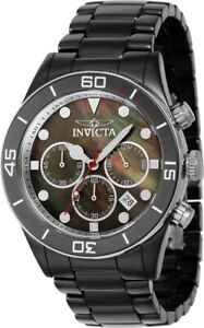 Invicta Ceramic Pro Diver 37591 Quartz 43Mm M.O.P. Chrono Men's Watch