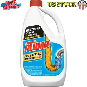 Industrial Strength Drain Clog Remover Gel Septic Safe Heavy Duty Cleaner 42oz - Picture 1 of 8