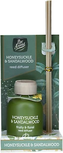 Air Freshener Reed Diffuser, Sandalwood & Honeysuckle, 50Ml,Green - Picture 1 of 12