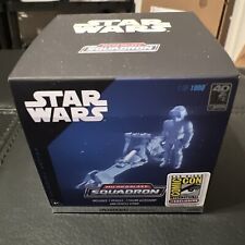 SDCC 2023 UCC STAR WARS MICRO GALAXY SQUADRON SPEEDER BIKE HOLOGRAM   1000