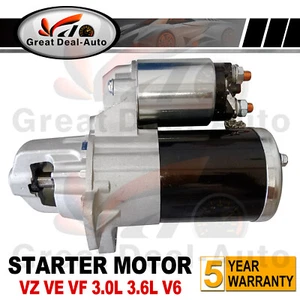 Starter Motor Holden Commodore VZ VE V6 3.6L LE0 LY7 LLT LFX 2004 up to 5/2008 - Picture 1 of 12