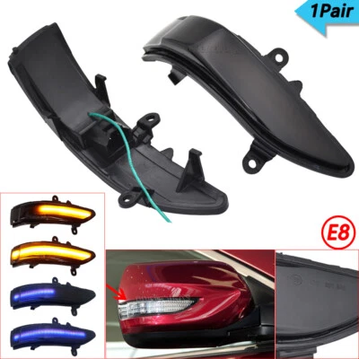 Rearview LED Dynamic Turn Signal Light Mirror For Subaru Legacy Impreza Forester - Image 1 of 4