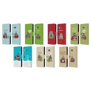 FUNDA BILLETERA HEAD CASE DESIGNS CON LIBRO DE NAVIDAD WILBURS PARA TELÉFONOS HTC 1 - Imagen 1 de 7
