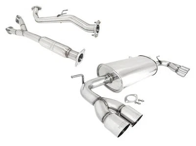 MEGAN CATBACK EXHAUST 3" STAINLESS STEEL TIPS FOR 10-16 HYUNDAI GENESIS COUPE V6 Foto 1 de 4