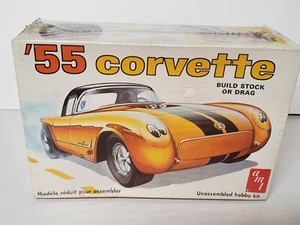 Vintage 1955 Chevrolet Corvette AMT Model Car Kit T287 Plastic SEALED NOS - Picture 1 of 9
