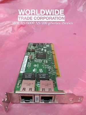 IBM 03N5531 FC# 1990 1Gb 2-Port PCI-X Ethernet-TX Adapter (LP) for 9115-505 P5 - Image 1 of 4