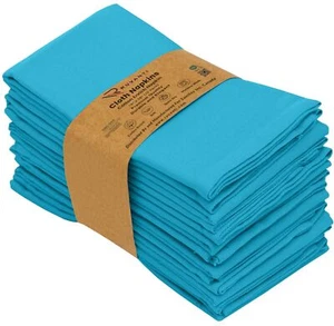 Cloth Napkins set of 12 18x18 Inches Napkins Cloth Washable Soft Durable Abso... - Picture 1 of 8