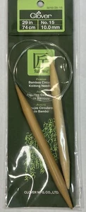 "29"" - Aguja de tejer circular de bambú Clover Takumi - No. 15/10mm - Imagen 1 de 4