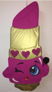Lápiz labial Piñata Shopkins, piñata infantil. Decoaracion - Imagen 1 de 3