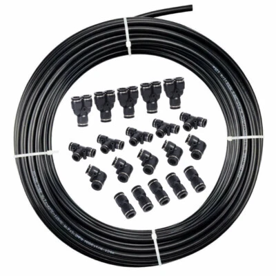 Air Brake Line Push To Connect Fittings Nylon Ride Hose 1/2" OD 10M DOT Approved - Image 1 of 4