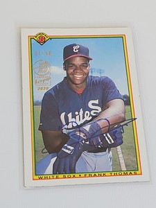 2020 Bowman Buy Back Frank Thomas Rookie Baseball Card Autograph 1 Of 50