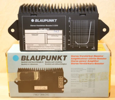 Blaupunkt 1236, Auto Verstärker, 7607366010  NEU, OVP,  2x 20Watt, 4OHM Endstufe - Bild 1 von 4