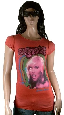 Amplified Official Blondie Strass Rock Star VIP Long Shirt Tunic T-Shirt G.38 - Image 1 of 2