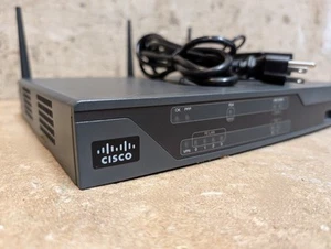 Cisco 881-W WLAN Router CISCO881W-GN-A-K9 V02 + Antennen RESET und GETESTET!! - Bild 1 von 14
