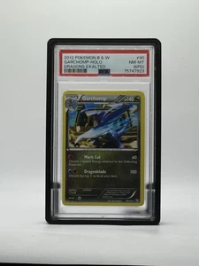 2012 Pkemon B & W Garchomp-Holo Dragons Exalted #90 PSA 8 - Picture 1 of 3
