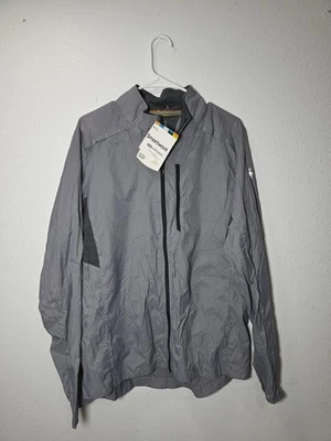 Chaqueta SmartWool PhD Merino Sport UltraLigera Hombres L Gris Embalable Correr Caminata Foto 1 de 4