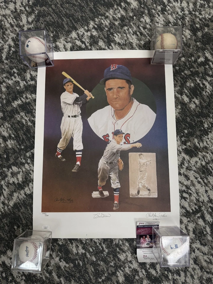 Litografía firmada por Bobby Doerr JSA #445/500 Foto 1 de 1