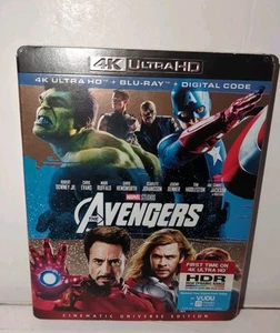 Marvel THE AVENGERS 4K UHD + Blu-ray w/ SLIPCOVER Disney Joss Whedon BRAND NEW - Picture 1 of 3