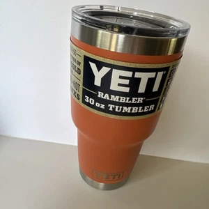New YETI Rambler Cup High Desert Clay 30 oz Tumbler with MagSlider Lid - Picture 1 of 7