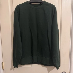 Pact Herren grün 100 % Bio-Baumwolle angerautes Fleece Rundhalsausschnitt Sweatshirt gebraucht, in einwandfreiem Zustand - Bild 1 von 8