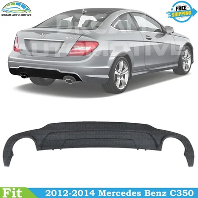 Nuevo parachoques trasero cenefa inferior texturizada para Mercedes Benz C350 2012-2014 Foto 1 de 4