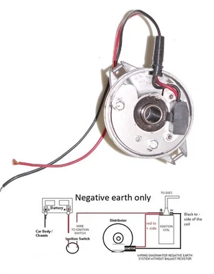Electronic ignition kit Fiat 850 & 124 Spider Marelli S118AA & S124B Distributor - Image 1 of 3