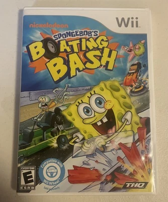 SpongeBob's Boating Bash (Nintendo Wii, 2010) Complete Tested Working - Image 1 of 4