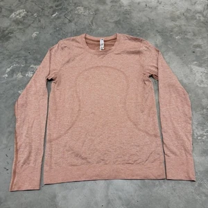 Lululemon Swiftly Relaxed Long Sleeve SIZE 4 Pink Savannah - Picture 1 of 6