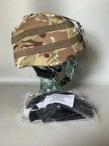 British Army Issue MK7 combat Helmet Large with NVG mounting bracket Airsoft - Picture 1 of 9