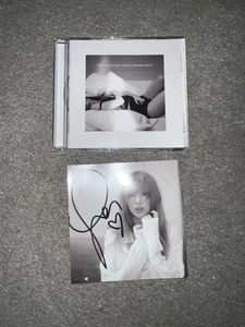 Taylor Swift Signed 'TTPD' CD with Heart The Tortured Poets Department READ DESC - Picture 1 of 3