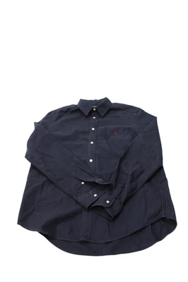Polo Ralph Lauren Boys Cotton Long Sleeve Button Up Shirt Navy Size XL - Image 1 of 4