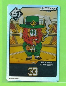 COMO NUEVO con CAJA VACÍA GELATO HIERBA LARRY BIRD #33 SLUGGERS TARJETA DE GOLPE HITSLUGGERS *TPHLC - Imagen 1 de 4