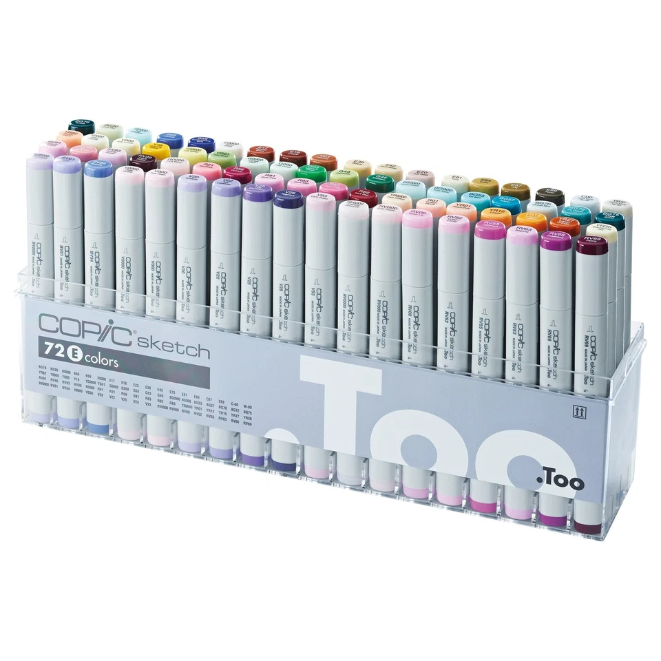 Copic Sketch Sets - für Kunst & Handwerk, Ausmalen, Grafik, Textmarker, Design - Bild 1 von 1