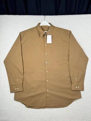 HELMUT LANG Men’s Oversized Poplin Cotton Trench Pocket HLM72439 Button Shirt L  - Image 1 of 4