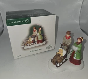 Department 56 Dickens Village "To The Manor Born" Winter Stroll #799945 Retired - Picture 1 of 12