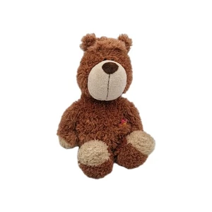 Sammler Teddybär mit Blume in Tasche Stofftier Kuscheltier Plüschtier ca. 38cm - Bild 1 von 7