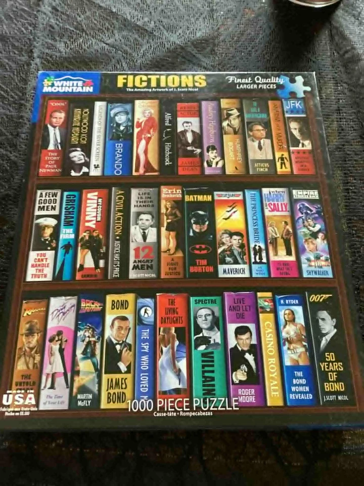 Puzzle de 1000 piezas White Mountain ficciones el increíble arte de J. Scott Nicol Foto 1 de 1