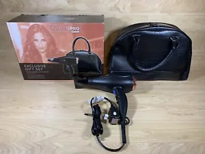 Secador de pelo Conair Infiniti Pro con bolsa premium para pasar la noche set de regalo caja abierta - Imagen 1 de 9