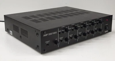 WHD AMP 550/100V Power Amplifier Mikro Rack Profi DJ Mini Voll-Verstärker 2x50W - Bild 1 von 4