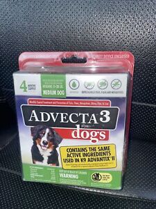 Advecta Ultra Flea and Tick Protection for Medium Dogs 11-20 Lbs 4 Months Supply