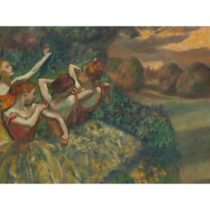 Edgar Degas Four Dancers Extra Large Art Poster