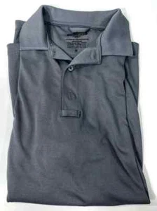 NEU HERREN TRU-SPEC LANGARM PERFORMANCE POLOSHIRT 4557 STAHLGRAU LARGE REG - Bild 1 von 3