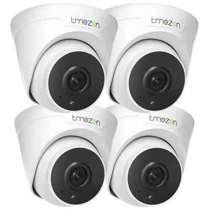 TMEZON 4PCS 1080P Dome CCTV Security Camera Outdoor Home 100ft IR Night View - Picture 1 of 12