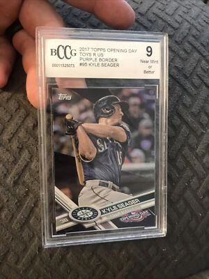 2017 Topps Purple BorderToys R Us #118 Kyle Seager Mariners BCCG 9 (vw) - Image 1 of 2