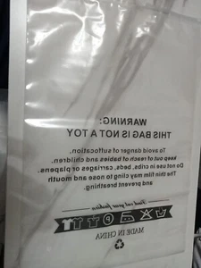 100 ZIP LOCK BAGS 12"x 8.5", 310mm x 220mm POLY PLASTIC CLEAR ZIP LOCK BAGS - Picture 1 of 7