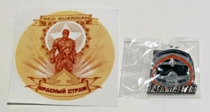 Marvel Collector Corps Black Widow Red Guardian Aufkleber und Taskmaster Pin - Bild 1 von 3