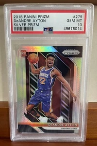 DEANDRE AYTON 2018-19 Prizm Silver #279 Rookie RC PSA 10 GEM MT Suns Lakers LEGGI - Foto 1 di 7