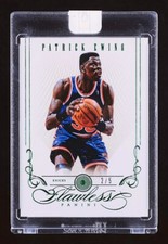(1st Year) 2012 2013 FLAWLESS EMERALD "DIAMOND" #2/5 PATRICK EWING "KNICKS" MINT